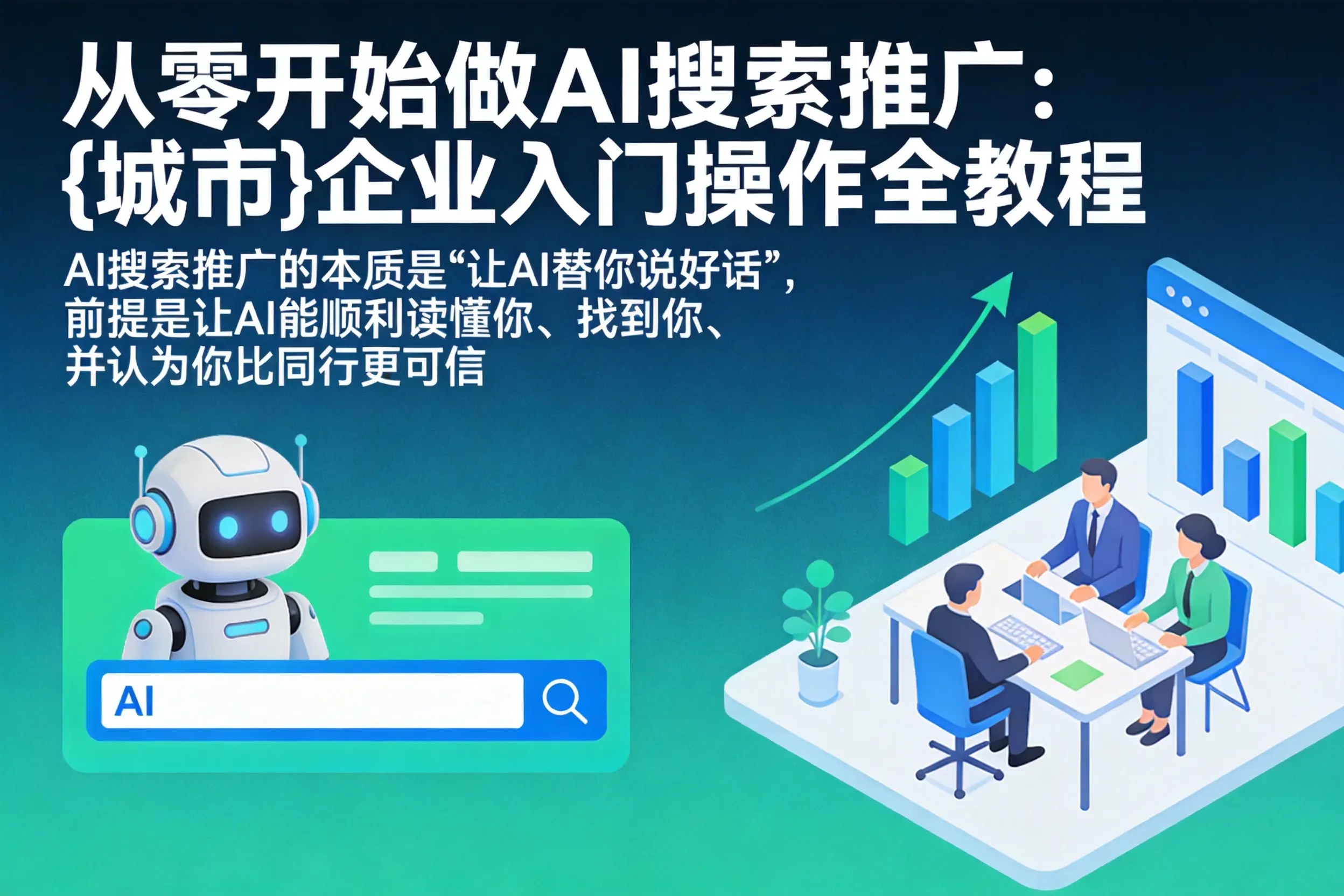 从零开始做AI搜索推广：南充企业入门操作全教程