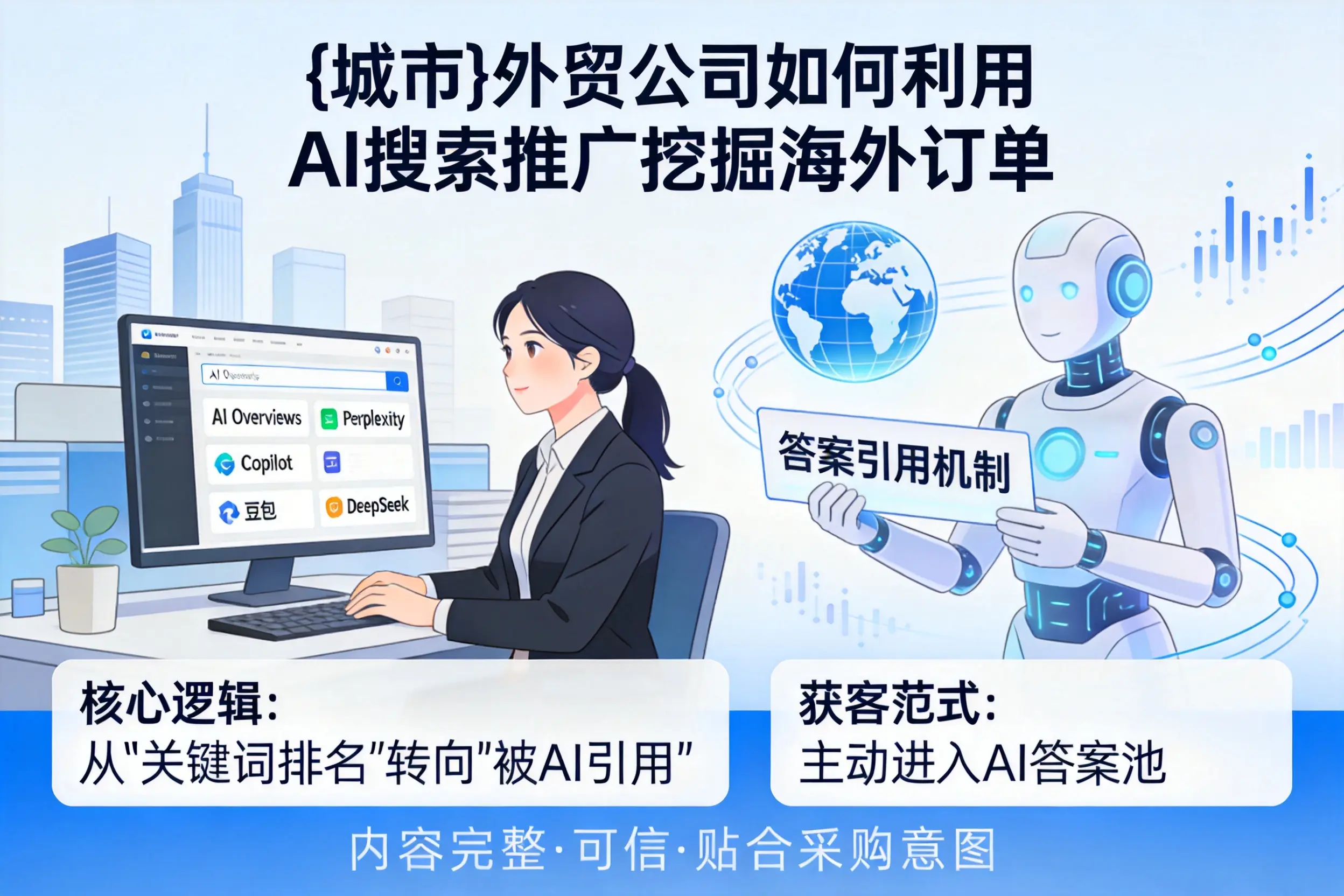 南充外贸公司如何利用AI搜索推广挖掘海外订单