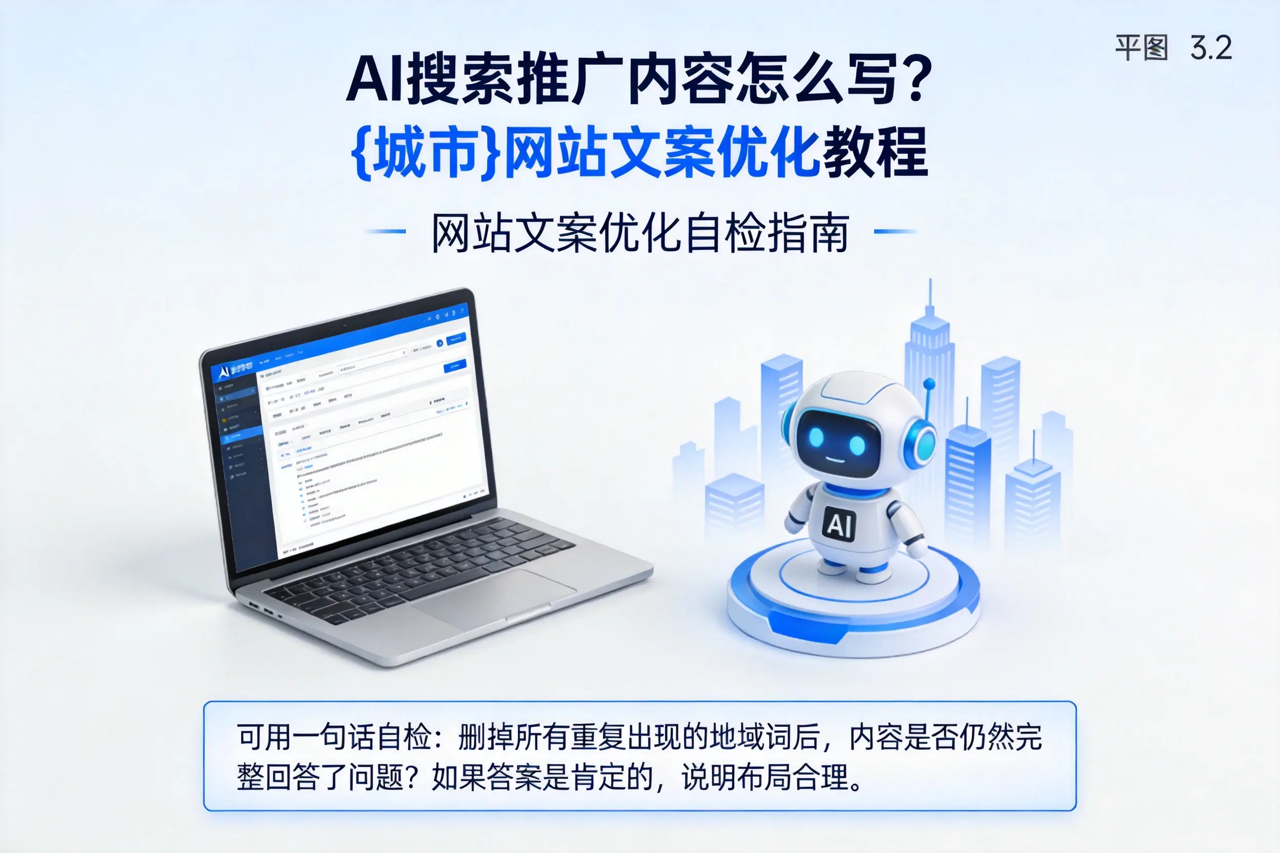 AI搜索推广内容怎么写?南充网站文案优化教程