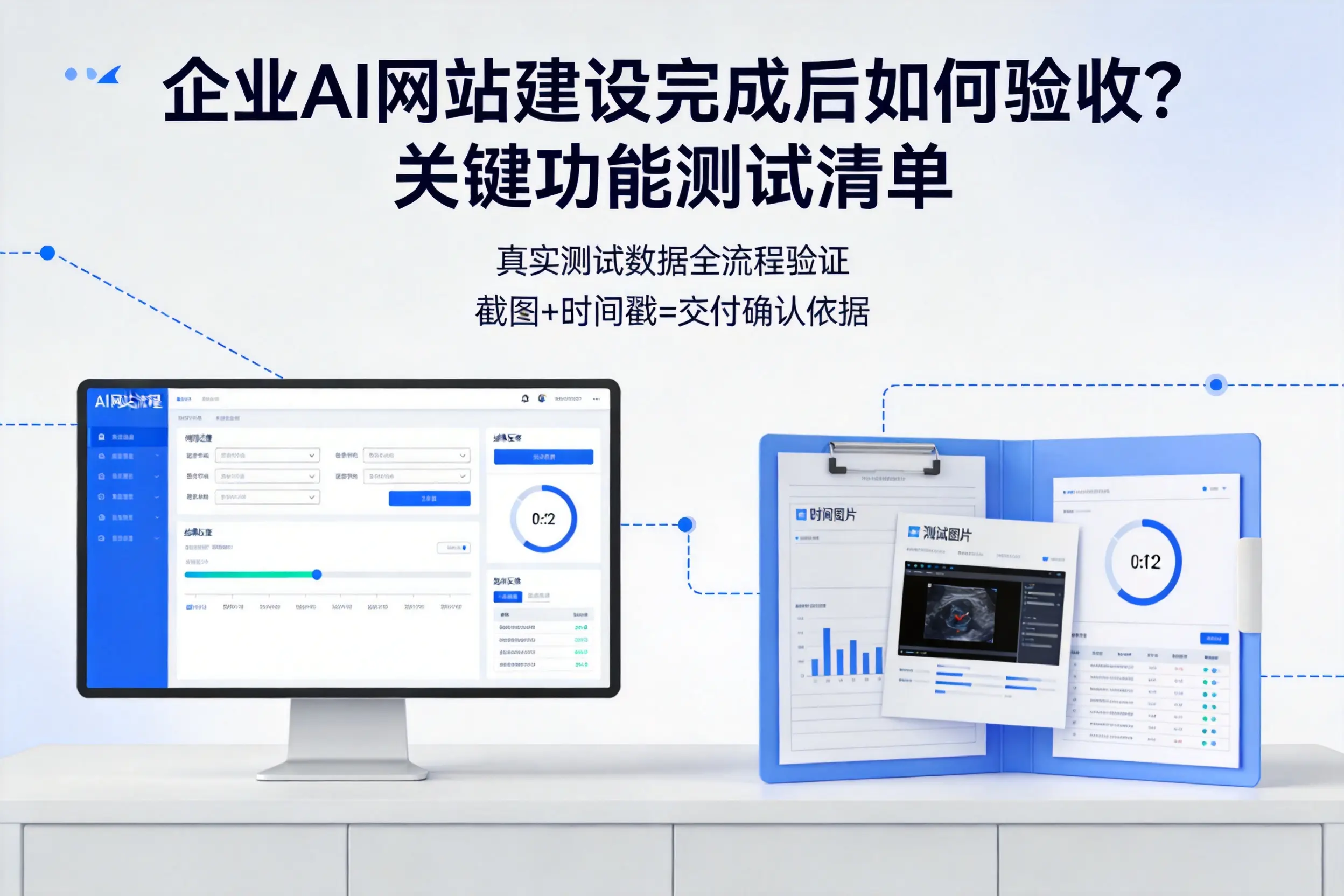 南充企业AI网站建设完成后如何验收?关键功能测试清单