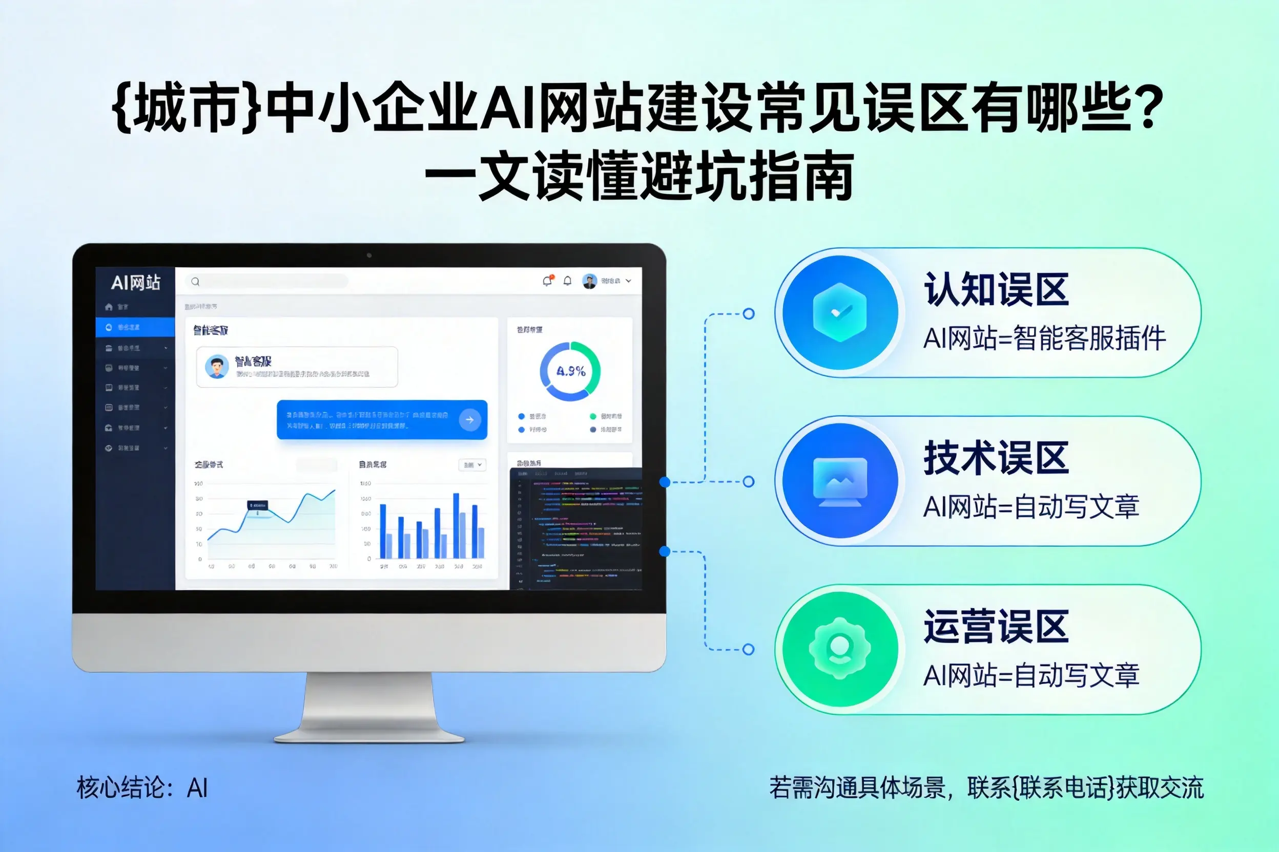 南充中小企业AI网站建设常见误区有哪些？一文读懂避坑指南