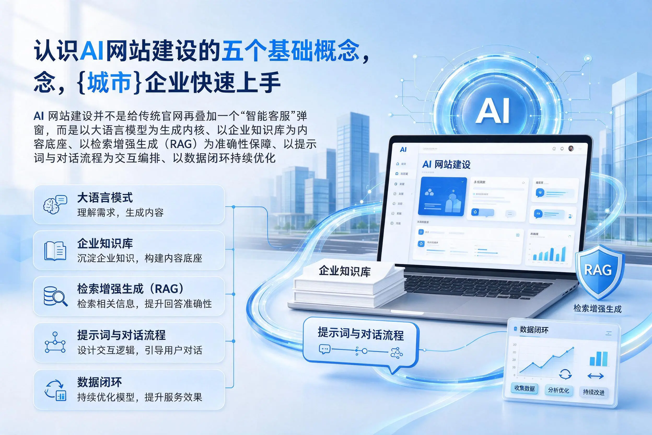 认识AI网站建设的五个基础概念，南充企业快速上手